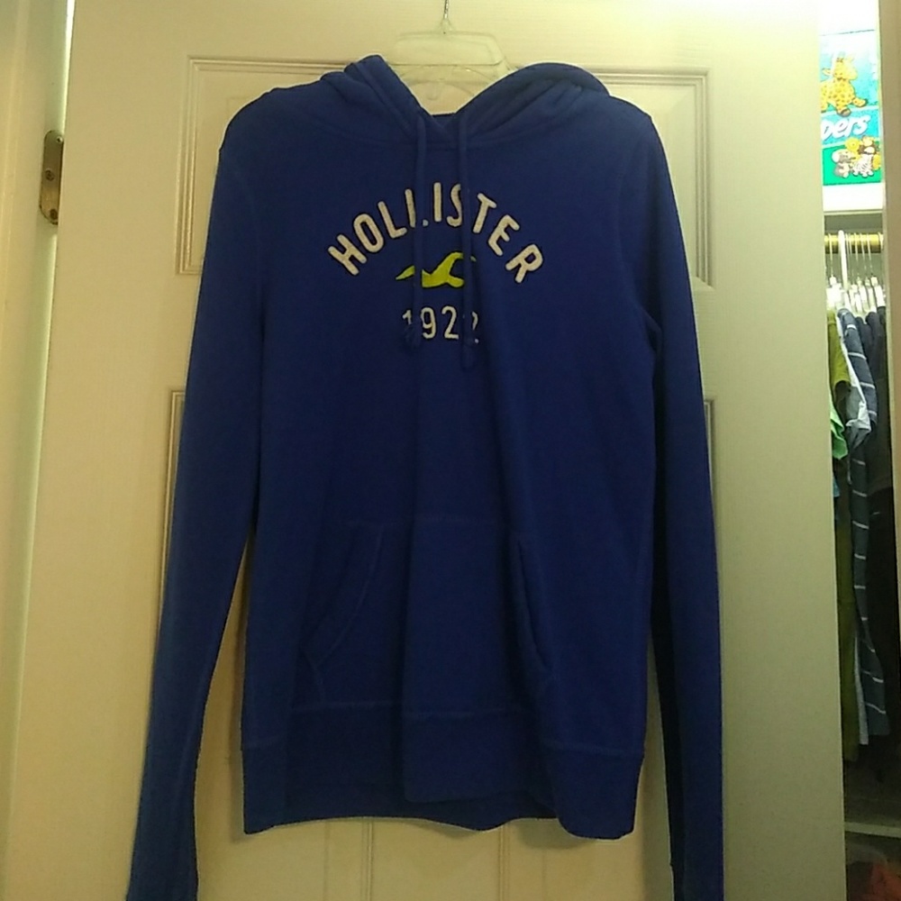 Blue Hollister Hoodie